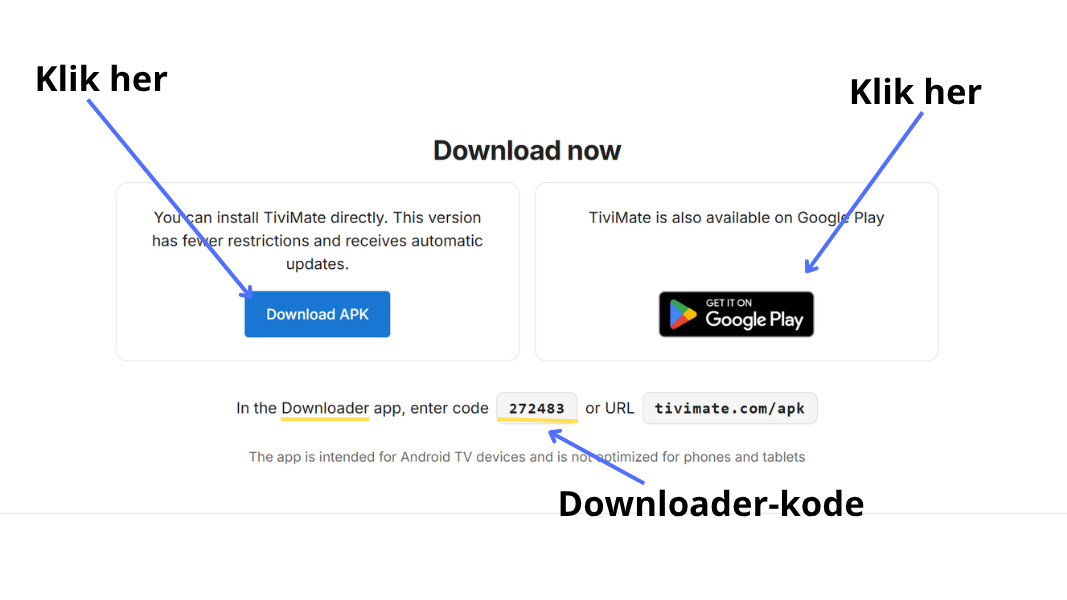 TiviMate IPTV app interface på Android TV – visning af kanalliste og 4K streaming